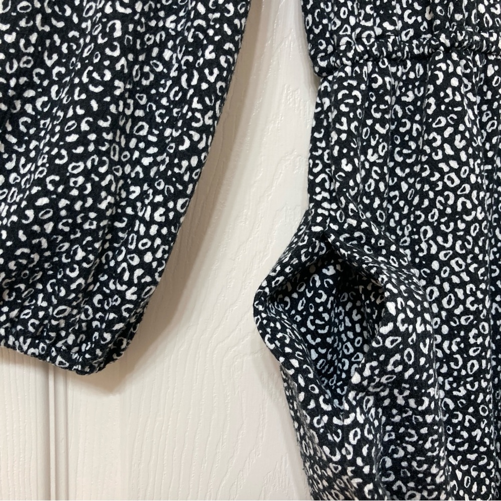 Nine West Women’s Black Spotted A-line Mini Dress Medium Vacation Summer Casual - Picture 3 of 8